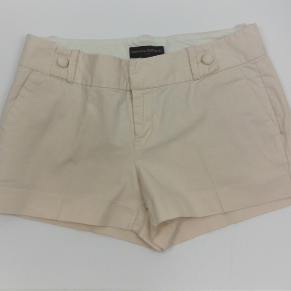 Banana Republic Shorts Banana Republic Womans Flat Front Shorts Sz